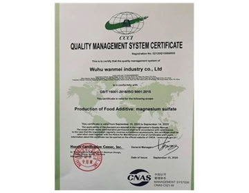 质量管理体系认证证书(2)